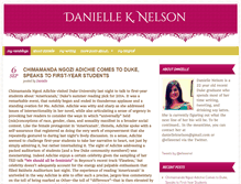 Tablet Screenshot of danielleknelson.com